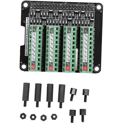 3,3V 3A LED-Anschlussblock, Klemmenblockmodul für RPi A+ 3A+ B+ 2B 3B 3B+ 4B, präzises Netzteil, Montagesatz, Raspberry Pi kompatibel, geringer Stromverbrauch. (1/5)