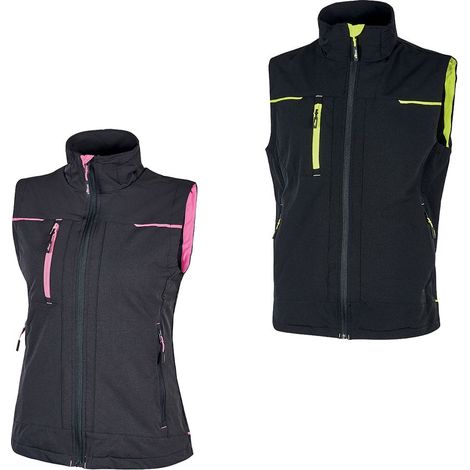 Gilet da lavoro donna U-Power Saturn Lady U-4 stretch -  - Fucsia (1/3)