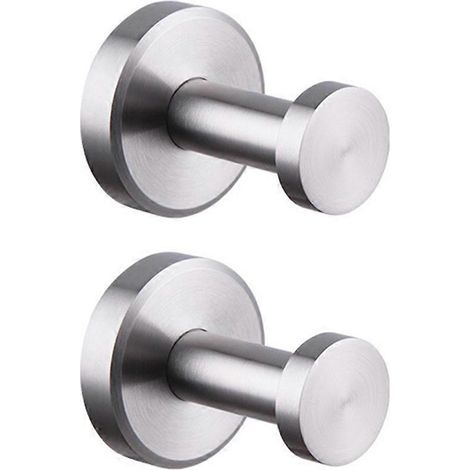 Stück Haken für Dusch-, Badezimmer-, Küchen-, Glastür- und Spiegelmontage, silberfarben