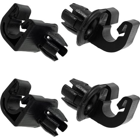 Clip di supporto per asta cofano, 4 pezzi, compatibili con Citroen Peugeot 208, 2008, 301, 308, C3, C4 - Codice OEM 792843 (1/5)