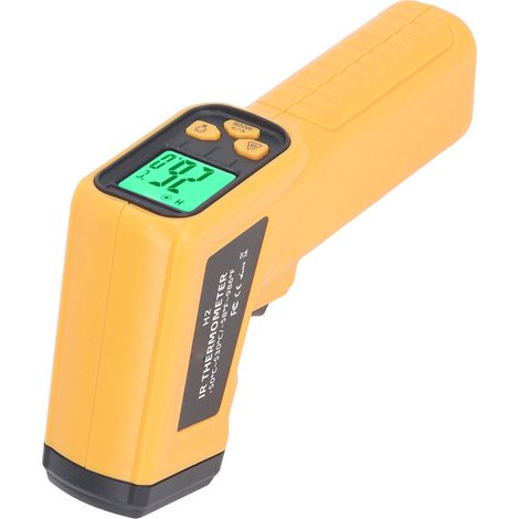 Pistolet thermique infrarouge haute précision sans contact, thermomètre industriel pour la maintenance mécanique et les espaces domestiques (1/5)
