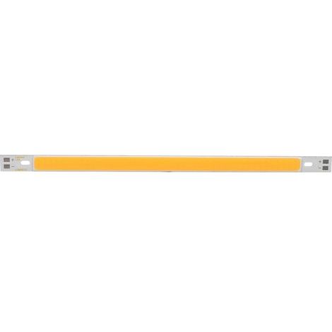 Striscia LED COB da 10W, 2 pezzi, lampadina 12-14V, 1000lm, per fai da te, 200x10mm, bianco caldo. (1/5)
