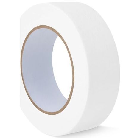 Ruban de masquage en papier blanc – Idéal pour la peinture, la décoration, les loisirs créatifs et autres projets artistiques. Sans résidus, facile à retirer, 3 cm x 50 m. (1/5)
