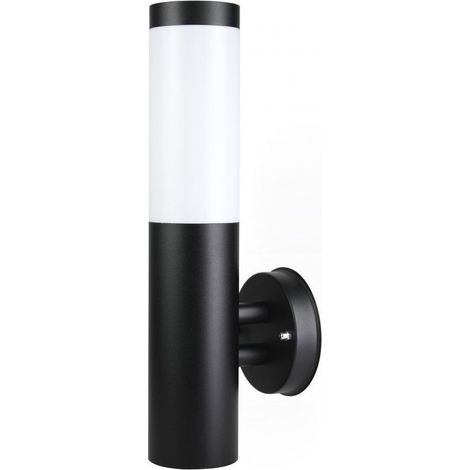 Applique esterna da giardino SU-MA Inox ST025 E27 nera IP44 (1/2)