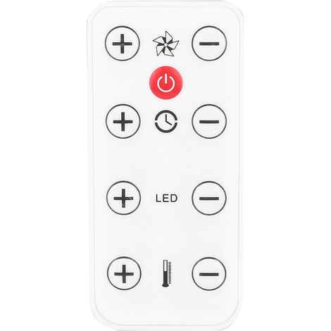 Calefactor portátil con ventilador para oficina y hogar con control remoto, temporizador y dos velocidades. (1/5)
