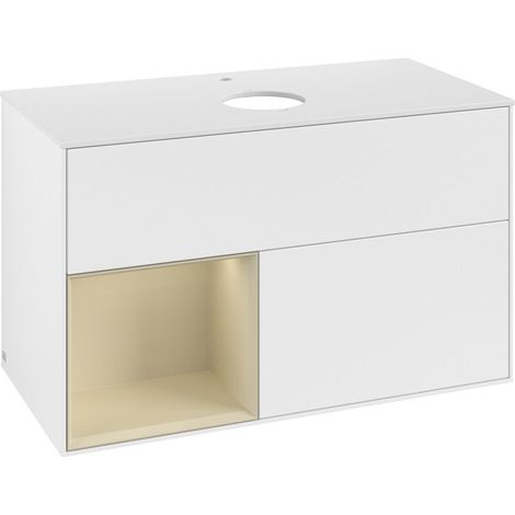 Villeroy & Boch F771HJMT Armoire sous lavabo Finion F77 (1/3)