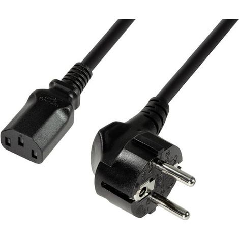 Cavo per dispositivi cee 77 90 - c13 dritto nero 18m (1/5)