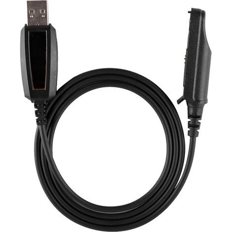 Câble de programmation de 1 m pour talkie-walkie Baofeng BF-A58 BF-UV9R avec CD de pilotes- (1/5)