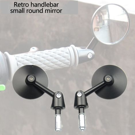 Accessoires modifiés pour motos et cyclomoteurs : rétroviseur de recul pour mollet, rétroviseur de poignée arrière pour moteur rétro (1/5)