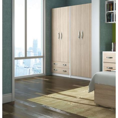 Q.TA' 1 LINEA MODERN ARMADIO 2A OL/BI 90X52XH210
