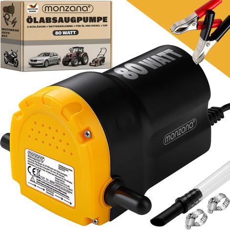 SEESII Elektrische Dieselpumpe 12V: 50 l / min Kraftstoffpumpe mit Düse