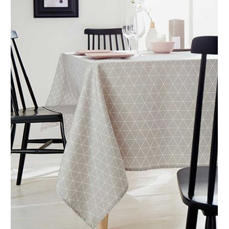 Nappe Rectangulaire "Scandinave" Beige 150x350 cm (1/2)