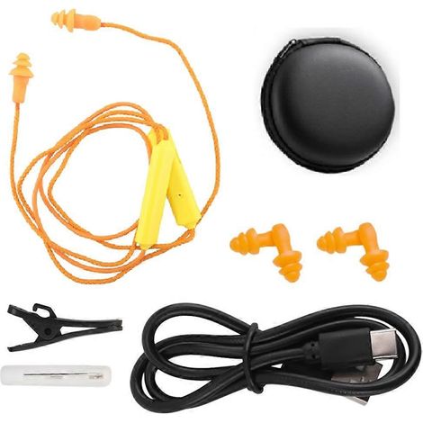 Bouchons d'oreilles Bluetooth pour le travail, casque antibruit pour les chantiers, environnements bruyants, protection auditive renforcée (1/5)