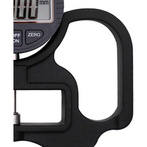Digitales Dickenmessgerät 0–12,7 mm, Präzisionsmessmikrometer mit 0,001 mm Auflösung für Papier und Folie, digitales Anzeigegerät zur Dimensionskontrolle (1/5)