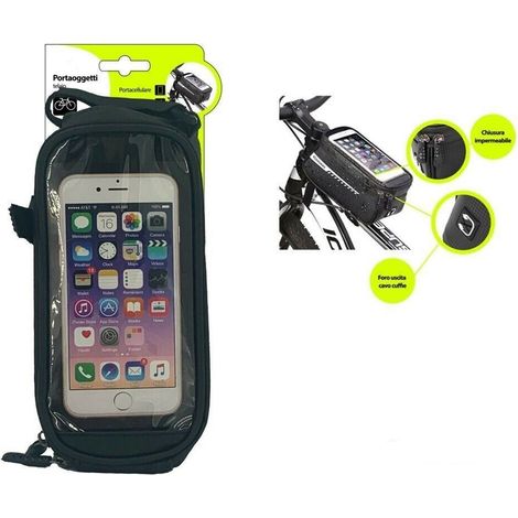 Trade Shop - PORTACELLULAR SMARTPHONE OGGETTI IMPERMEABILE FÜR BICICLETAXC2652 -