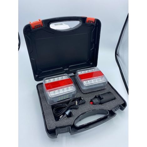 Kit Signalisation Feu Led Magnétique Sans Fil - TRANSAXE