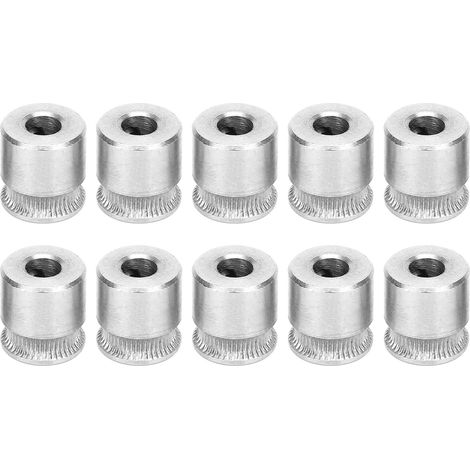 Lot de 10 Roues d'Extrusion Concaves pour Imprimante 3D MK8, Engrenages de Poussée, Accessoires de Remplacement Compatibles (1/5)