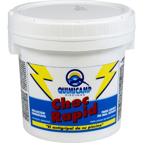 Quimicamp Choc Rapid - Chlore à dissolution rapide - 500 g