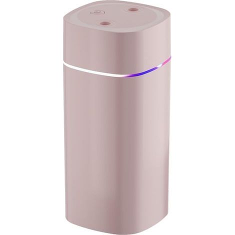 CSPARKV Small Air Humidifier, 600ml, USB, with 2 Spray Openings, Portable, Quiet, with Ambient Light and Auto Shut-Off, for Bedroom, Office, Children's Room