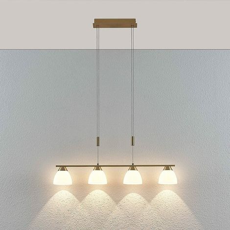 [NEUWERTIG] B-Ware Lindby Led Hängeleuchte Cersei Deckenlampe Pendelleuchte Lampe Leuchte Messing