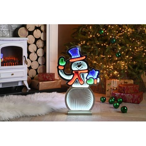 56cm snowman infinity light
