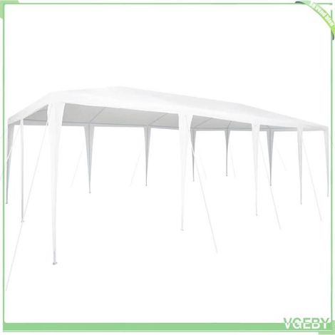 Tente de fête - FAFEICY - 42003437 - Blanc - 800 x 400 x 266 cm - Polyéthylène & acier (1/5)
