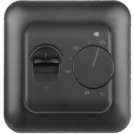 Thermostat mécanique à distance pour chauffage au sol, régulateur de température 16A (1/5)