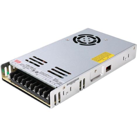 Fuentes de alimentación para tiras LED Mean Well 350W 24VDC LRS-350-24     IluminaShop