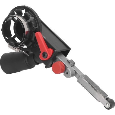 M10 Winkelschleiferadapter für Bandschleifer, Aufsatz für Schleif- und Poliermaschinen für Glas, Holz und Kunststoff, Breite 15 mm (1/5)