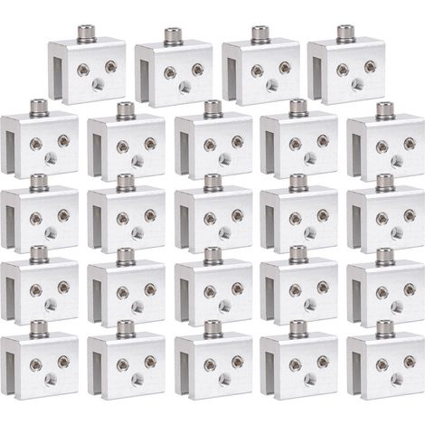 Automotive modification parts, photovoltaic brackets, steel roof clamps, upright roof clamps, suitable for cables and solar panels - 24 pieces per pack (1/4)