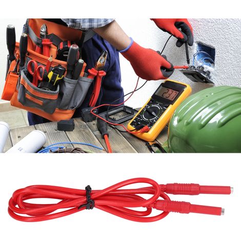 Verlängerungsprüfkabel J.70030 4 mm (rot), Buchse-Buchse (1/5)