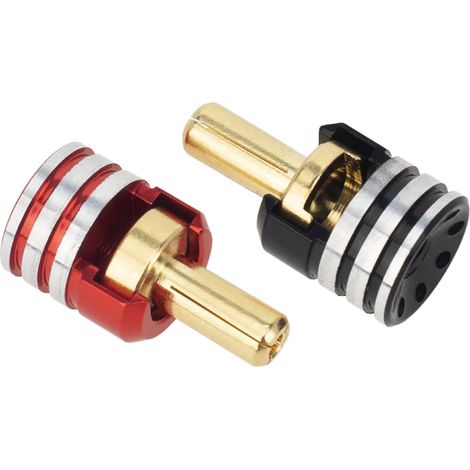 Poignées de dissipateur thermique de batterie, 4 pièces, avec balles en laiton de 5mm, pour camion tout-terrain à échelle 1/10, télécommande de voiture modifiée (1/4)