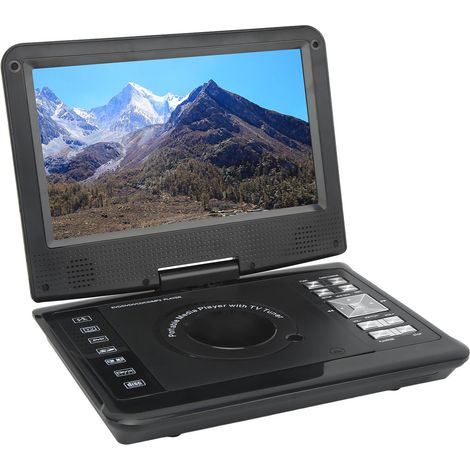 Lecteur DVD de voiture 9 pouces, lecteur multimédia numérique haute définition, lecteur de disques vidéo mobiles (1/5)
