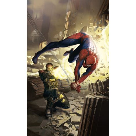 papier peint panoramique Spider-Man multicolore - Komar (1/4)