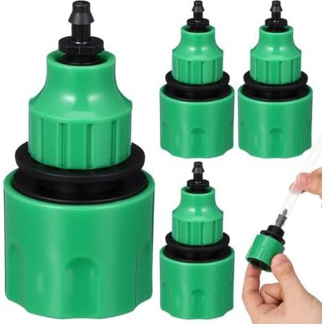 Yardwe 5 Stück Schlauchverbinder 4/7mm & 8/11mm Adapter für Micro Drip Bewässerungssystem – Gartenschlauch Schnellverbinder Anschluss für Tropfschlauch & Gartenbewässerung Zubehör, Kunststoff (1/5)