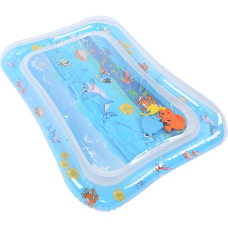 Tapis d'eau pour bébé, motif animaux marins, tapis de jeu gonflable portable de voyage pour nourrisson n° 2 (1/5)