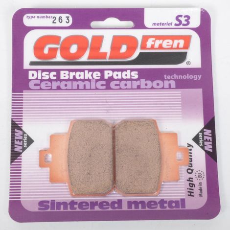 Bremsbelag gold fren für roller piaggio 250 x8 ie 2005 bis 2007 (1/2)