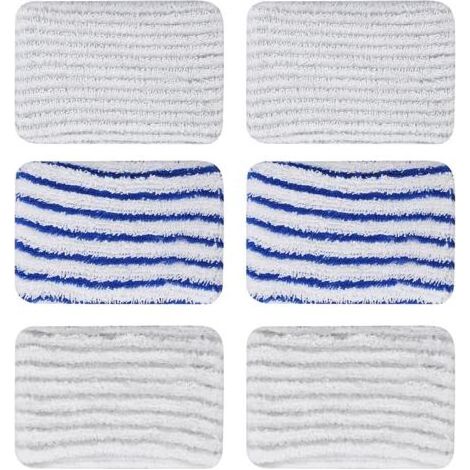 Pièces Lingettes ZR850002 pour Rowenta Clean & Steam ZR850002 ZR005801 ZR005804 Tampons Lavable en Microfibre pour Rowenta RY7xxx RY8xxx (1/5)