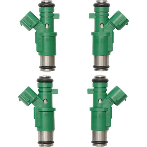 Lntyq Lot de 4 pièces Injecteur de Carburant pour Peu-geot 1007 206 207 pour Cit-roen C2 C3 Nemo 01F023, 1984G0, 9655833580, 81.217, 75117167, H75117167, 3488 002