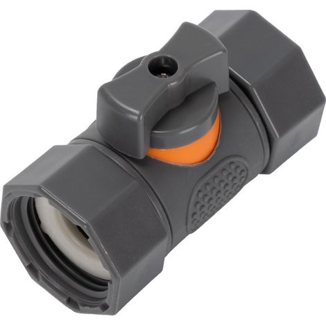 Raccord pour tuyau d'arrosage, vanne à bille à double filetage interne 3/4 pouce, compatible avec les robinets de lavage de voiture, 2 pièces (1/5)