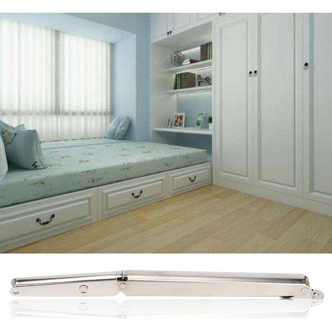 Support de déverrouillage pneumatique pliable en acier inoxydable avec pièces de montage pour étagère de table 150N (1/5)