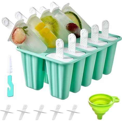 Eisformen Eis Formen Wiederverwendbar, DIY Eis am Stiel Formen (1/5)