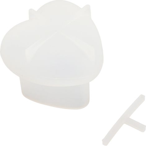 Moule en silicone pour bouton de meuble en forme de cœur, bouton de tiroir, moule en silicone pour bougie d'aromathérapie DIY et résine époxy cristalline (1/5)