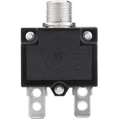 Disjoncteurs Thermiques, Protecteur De Surcharge Thermique Ac 125 / 250V Disjoncteur à RéInitialisation à Bouton-Poussoir Pour GéNéRateur (1/5)