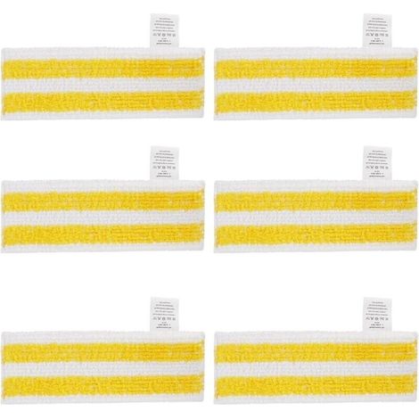 Lot de 6 Lingettes de Rechange en Microfibre Compatible avec Karcher Easyfix SC 1, SC 2, SC 3, SC 4, SC 5 Nettoyeurs Vapeur (1/5)
