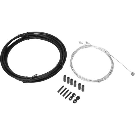Ensemble de Câbles et Gaines de Frein et Dérailleur pour Vélo - Accessoires Vélo en Noir