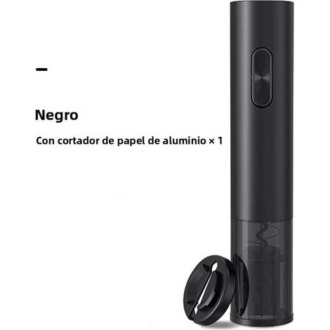 Ouvre-porte électrique Black1 avec coupe-film et tournevis pour bouteilles de vin, accessoires de cuisine automatiques intelligents, (1/5)