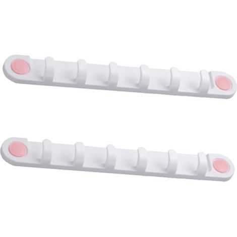 Lot de 2 crochets de cuisine auto adhésifs pour murs (1/5)