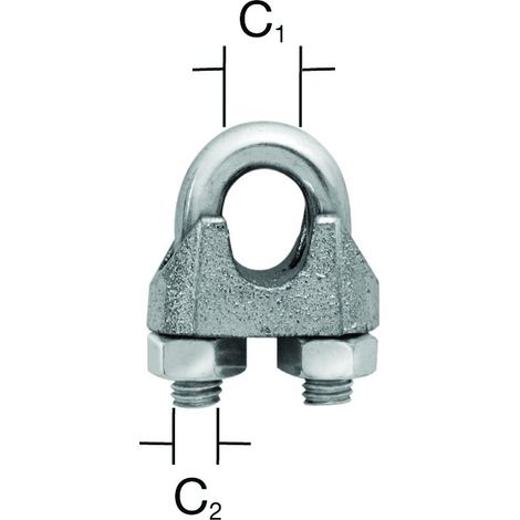 Vormann Seilklemme bis 6 mm verz. 2 St. (1/2)