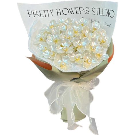 Bouquet de fleurs de magnolia artificielles à faire soi-même, résistantes, avec papier d'emballage fleuri, cadeau de Noël, centre de table, fait main. Fleurs artificielles durables, cadeau de Noël, bo (1/5)